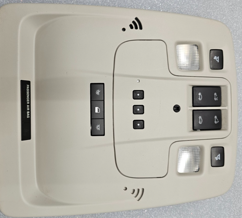 🔥13-16 MALIBU OVERHEAD CONSOLE DOME MAP READING LIGHT LAMP ASSEMBLY GRAY OEM