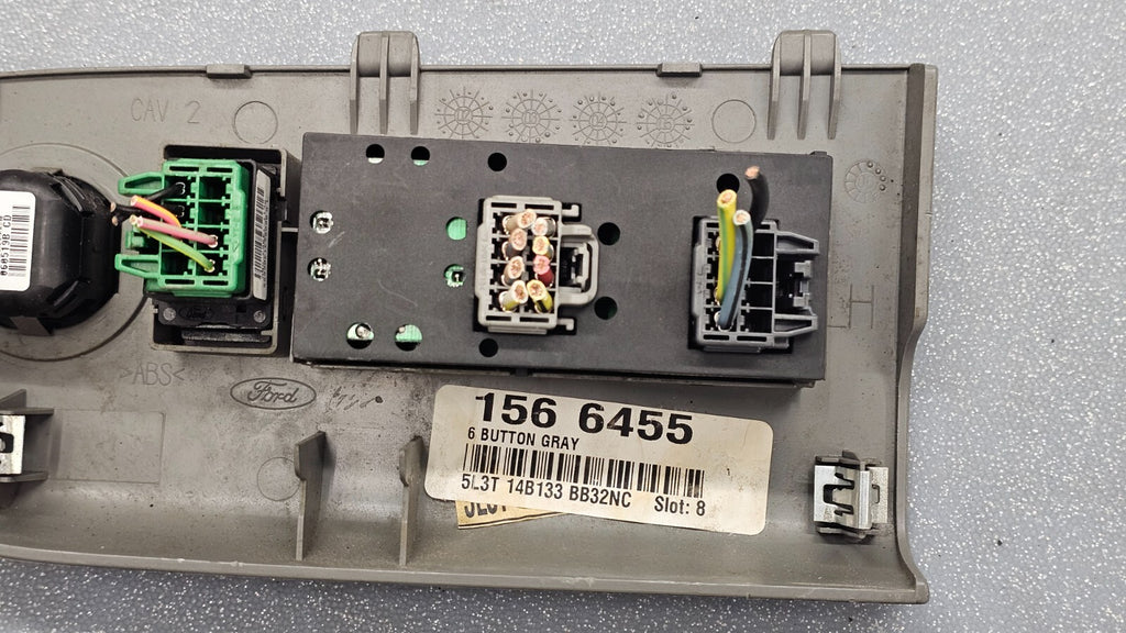 🔥04-08 Ford F150 Left Driver Master Door Window Power Switch Control Gray WS24