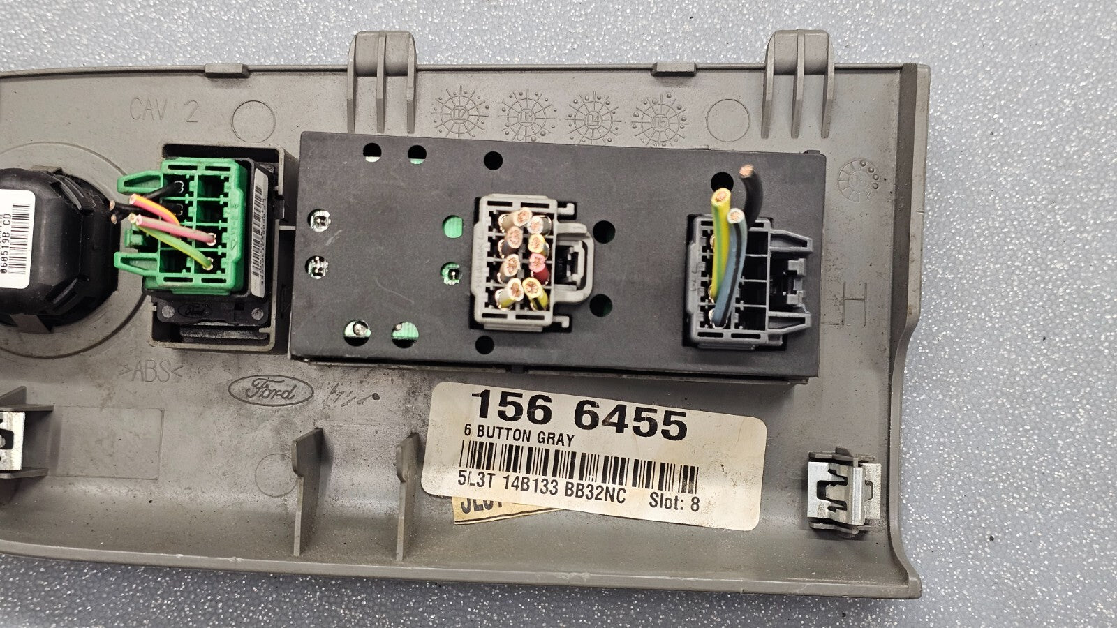 🔥04-08 Ford F150 Left Driver Master Door Window Power Switch Control Gray WS24