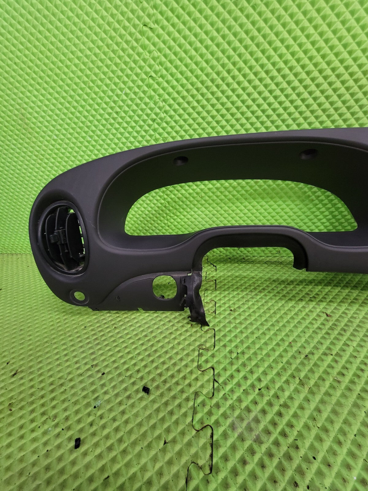 🔥97-03 Ford E-150 Econoline Dash Gauge Cluster Bezel Climate Radio Trim Black