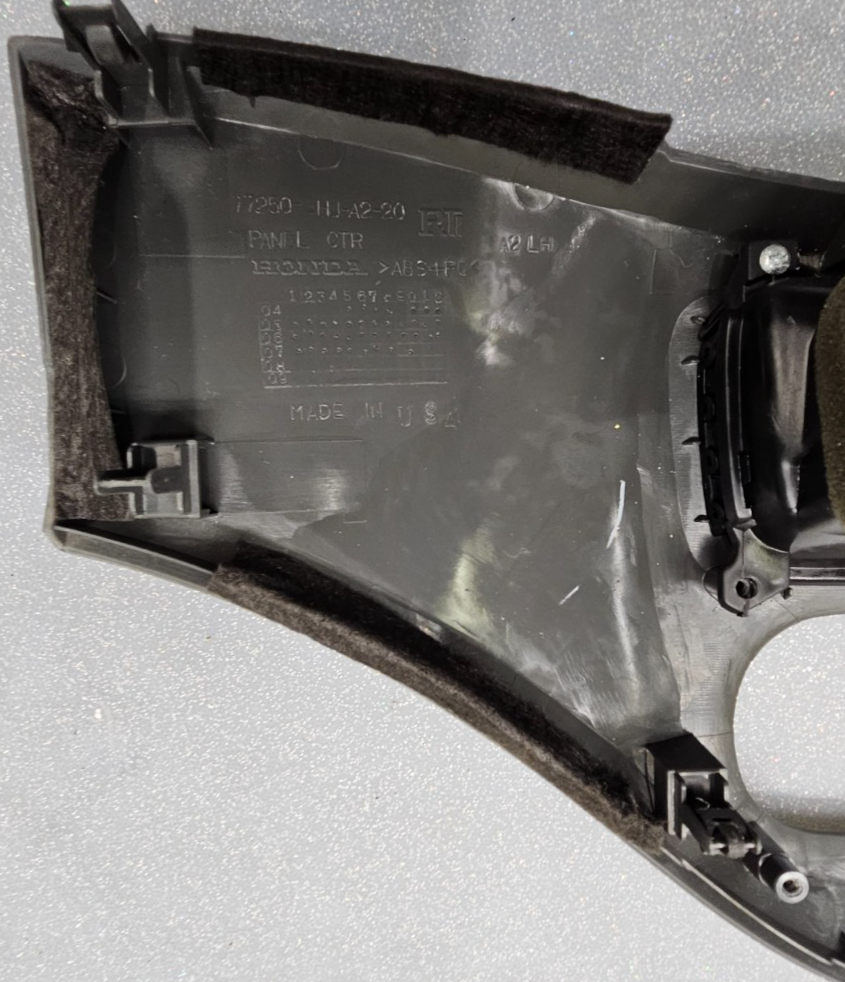 🔥05-10 Honda Odyssey Center Dash Radio Climate Control Bezel Trim Panel Silver