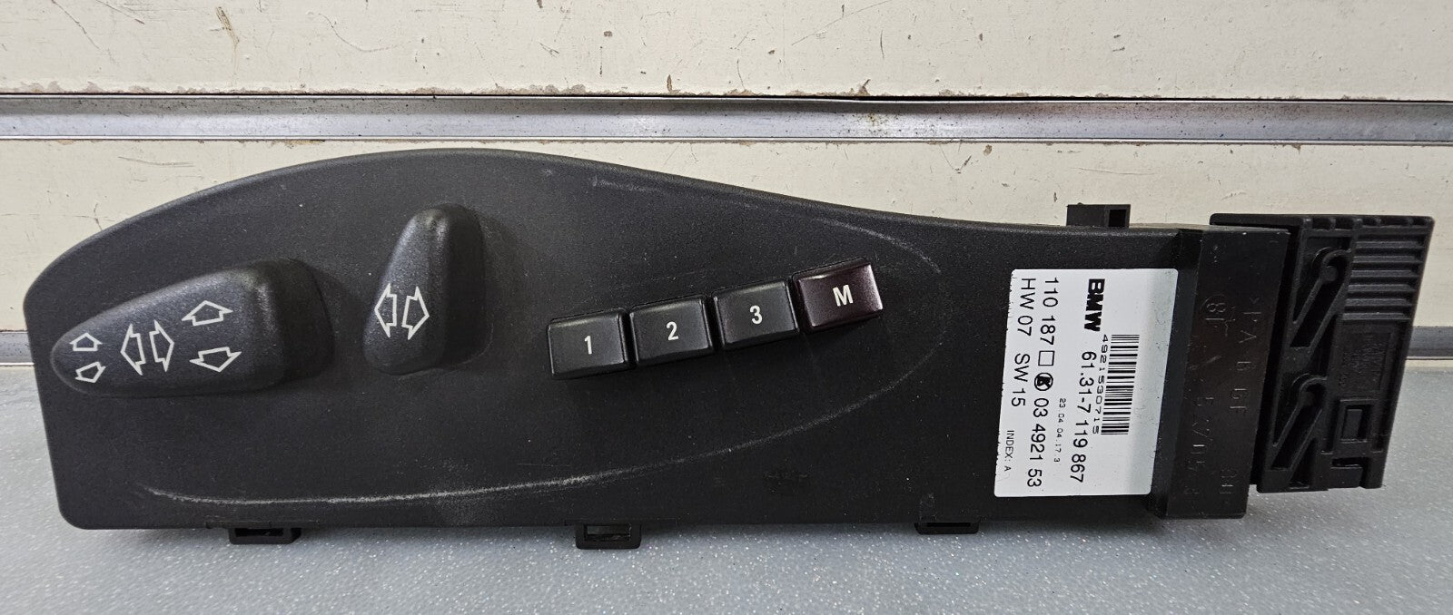 🔥00-06 BMW X5 RANGE ROVER LEFT DRIVER MEMORY FRONT SEAT POSITION CONTROL SWITCH