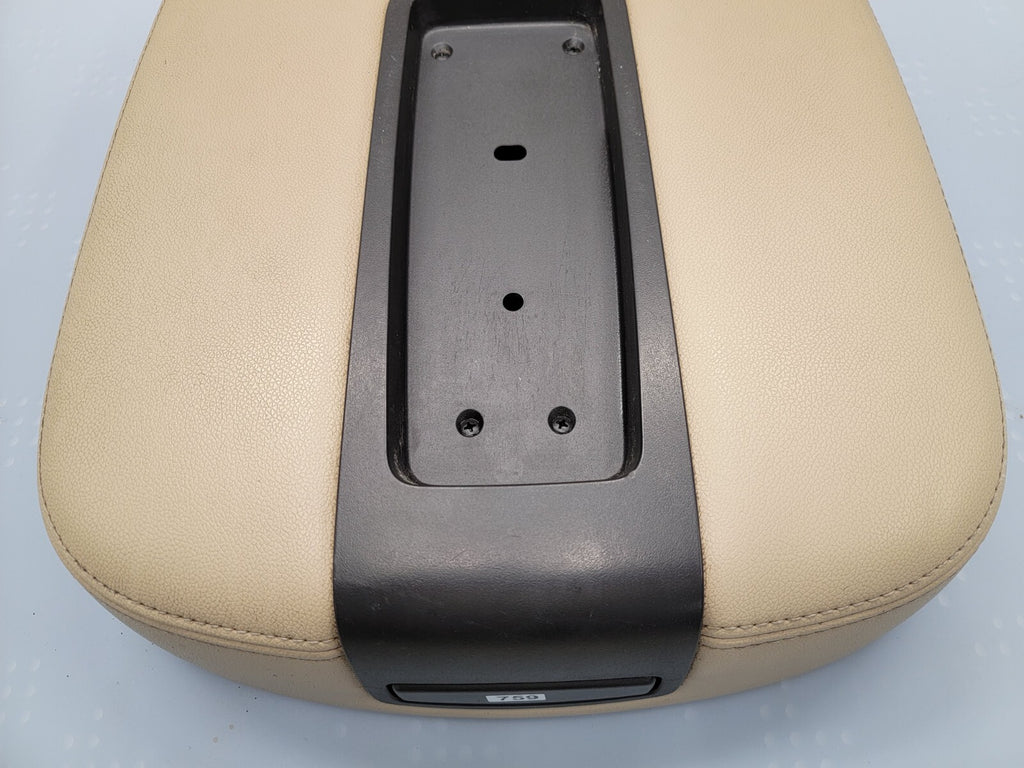 🔥07-13 Chevy Tahoe, Suburban, Yukon Leather Console Lid Armrest Cover TAN JS5