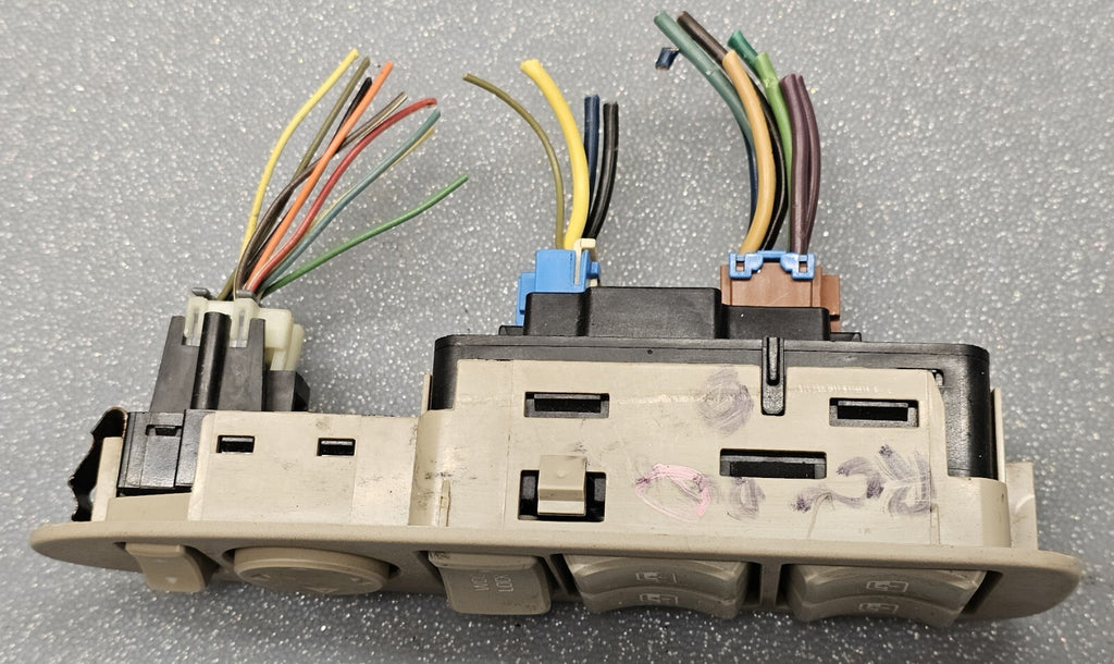 🔥02-07 Rendezvous Impala Left Driver Master Power Window Door Switch Lock Tan