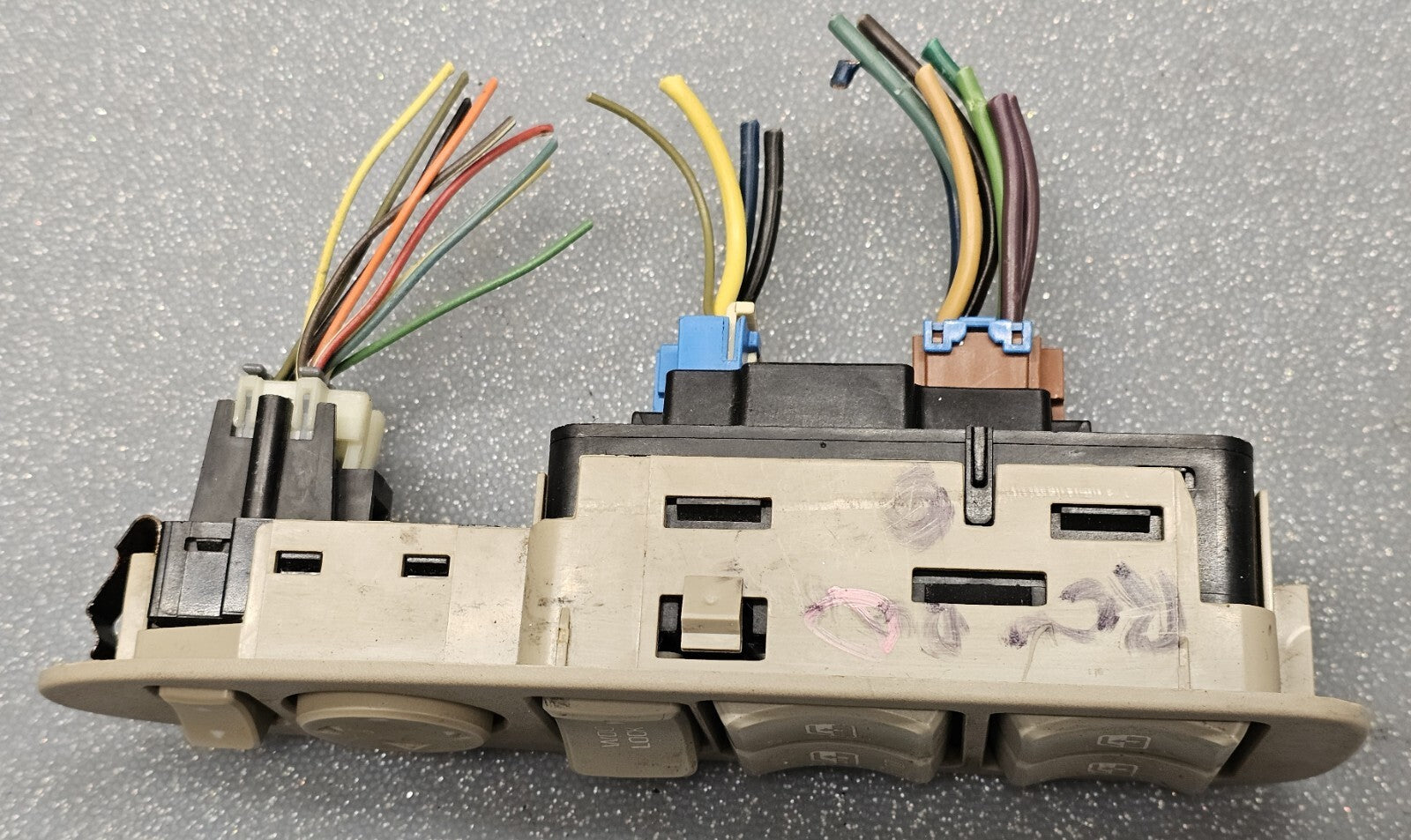 🔥02-07 Rendezvous Impala Left Driver Master Power Window Door Switch Lock Tan