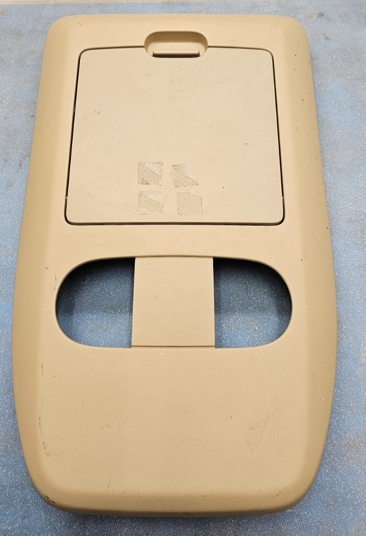 🔥04-08 Ford F-150 F150 Overhead Console DOME Light Lamp Roof🔴Storage TAN 09