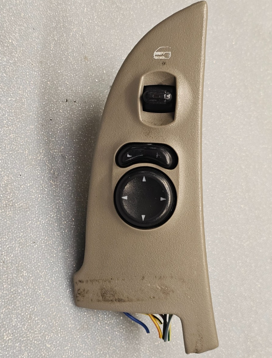 🔥02-07 JEEP LIBERTY LEFT DRIVER MASTER LOCK MIRROR SWITCH TRIM BEZEL OEM TAN