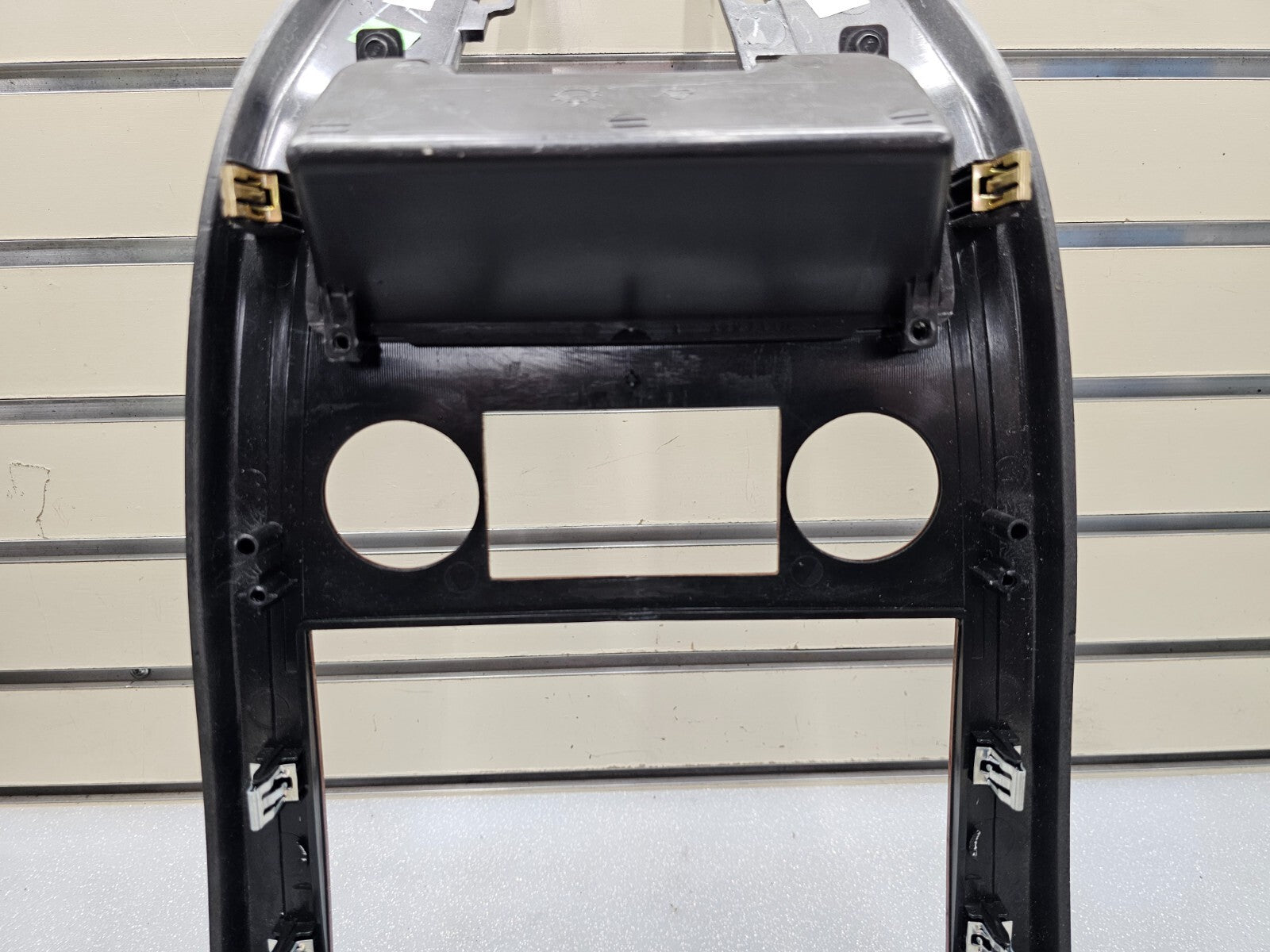 🔥07-09 Equinox Center Dash Radio Climate Surround Bezel Trim SILVER/WOOD B43