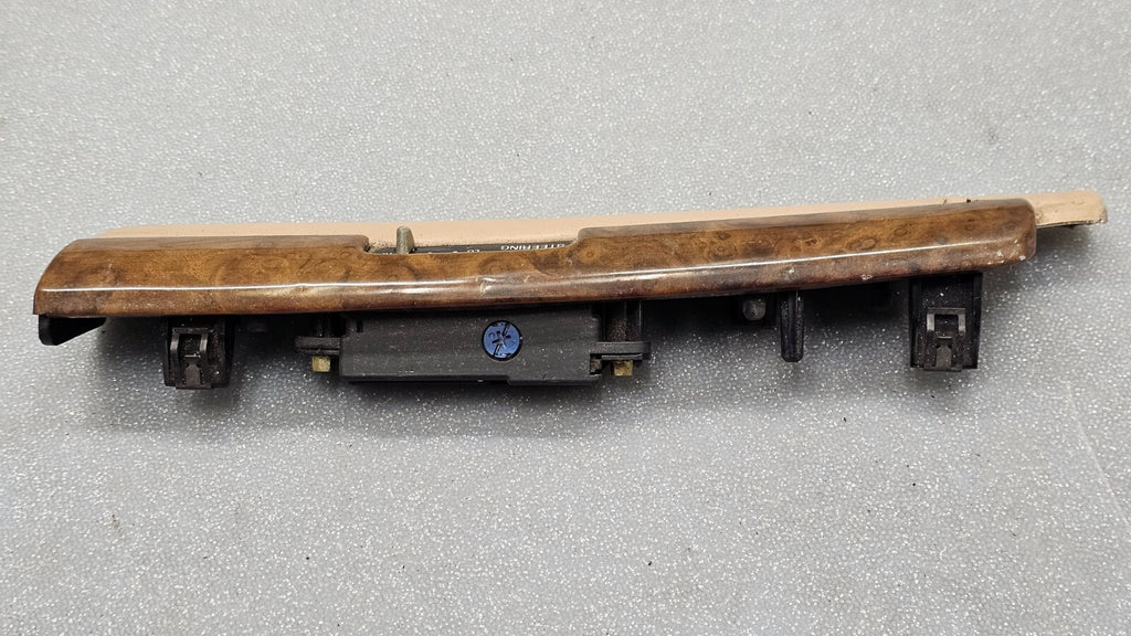 🔥95-97 LINCOLN TOWN CAR LEFT DRIVER DASH TRIM STEERING SWITCH BEZEL WOOD/TAN