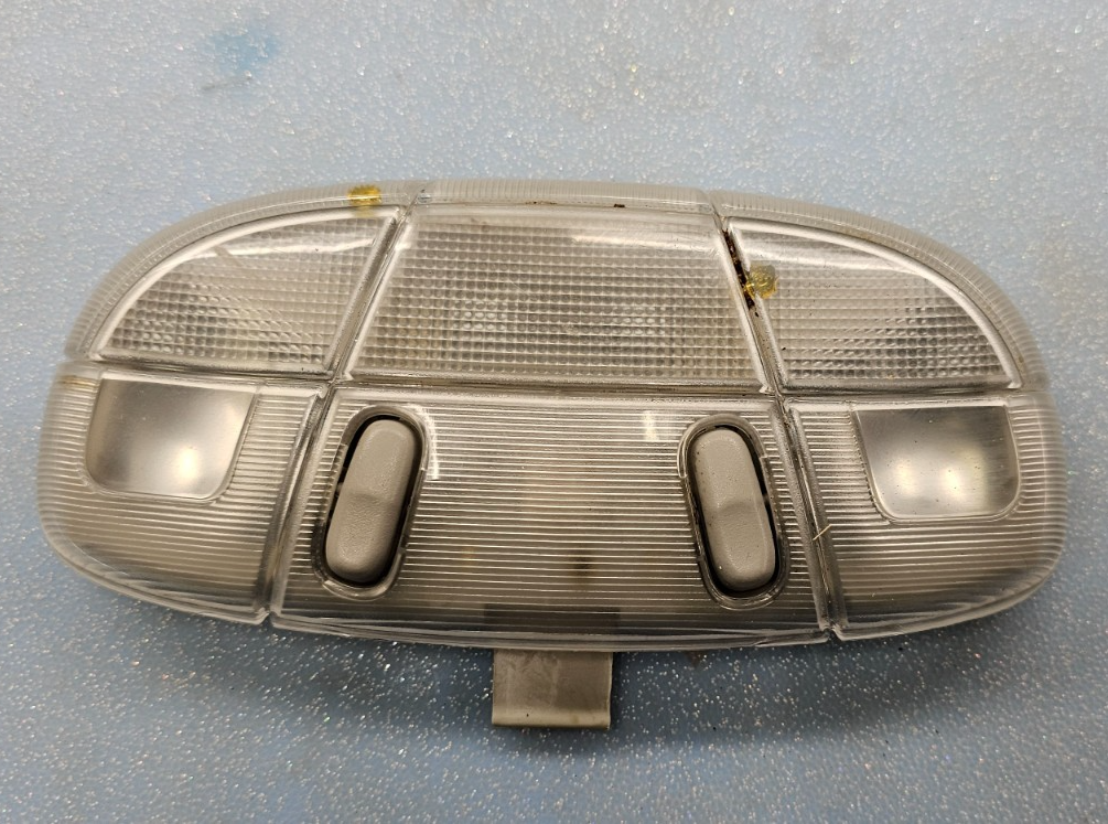 🔥06-10 FORD F150 F250 F350 FUSION OVERHEAD ROOF LIGHT LAMP DOME SWITCH GRAY