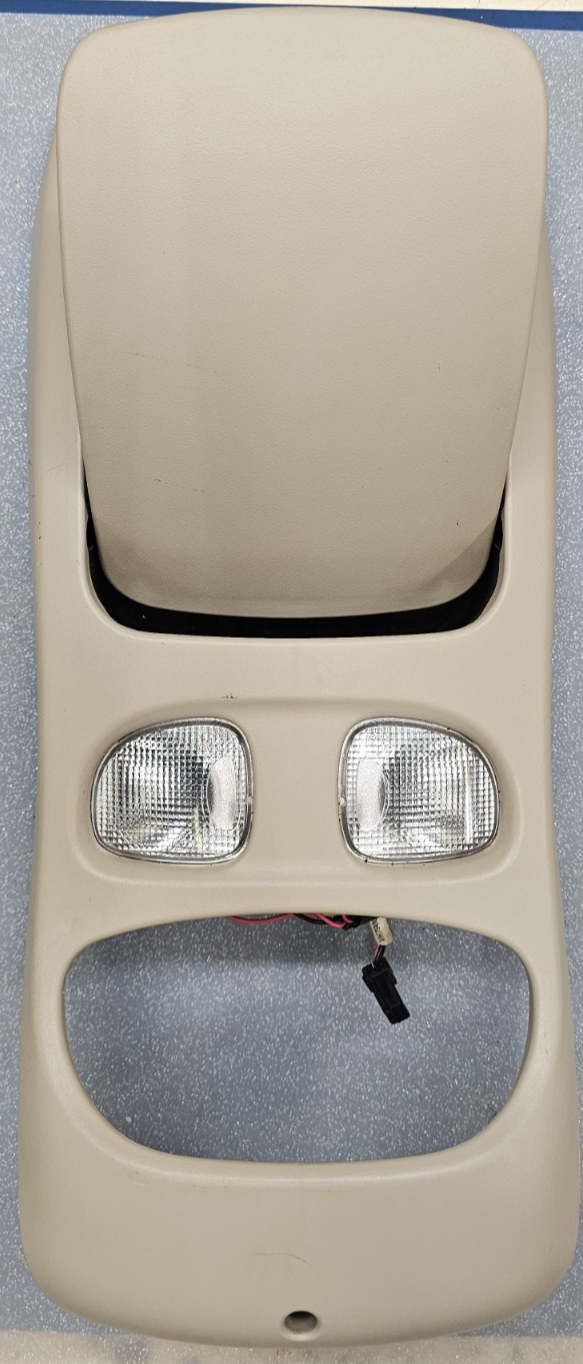 🔥99-04 Dodge Dakota Durango Sunroof Overhead Console DOME Map Light Storage TAN