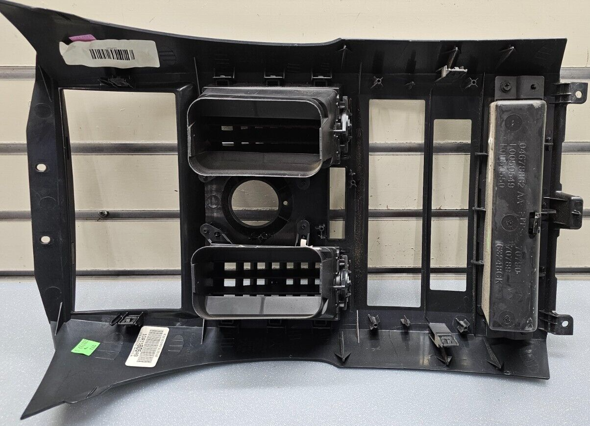 08-10 Grand Caravan Town Country Dash AM FM Radio Stereo Trim Bezel Panel Black