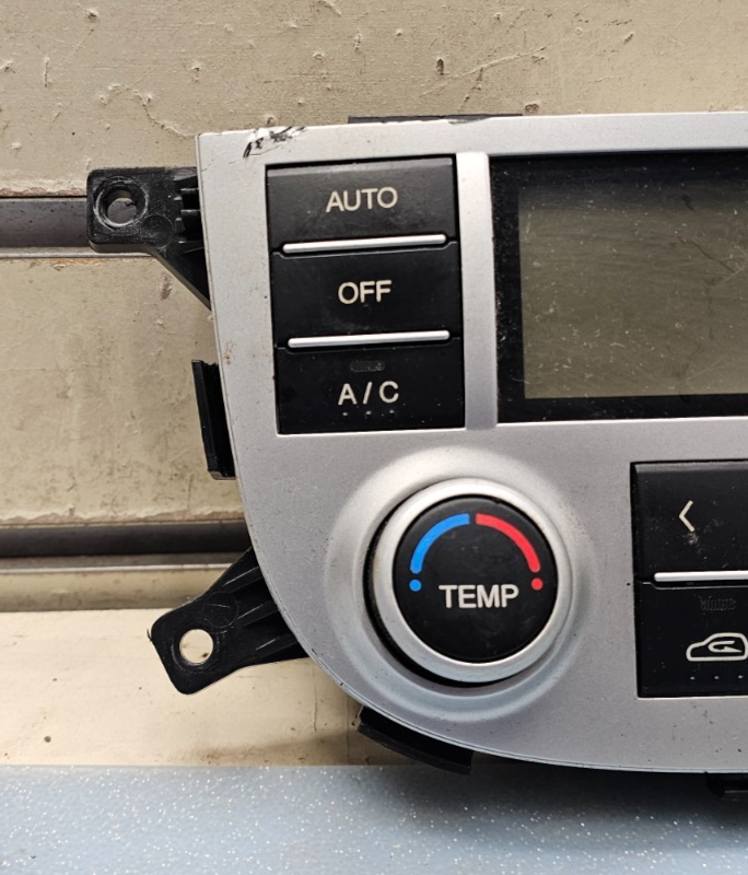 🔥07-09 Santa Fe Dash AC HVAC A/C Heater Climate Temperature Control Unit Silver