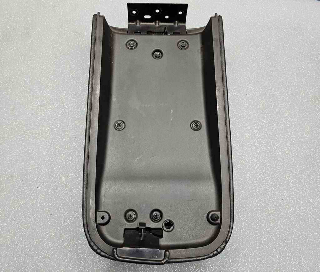 🔥02-09 Trailblazer ENVOY Center Console Armrest Lid Top Pad Cover LEATHER BLACK