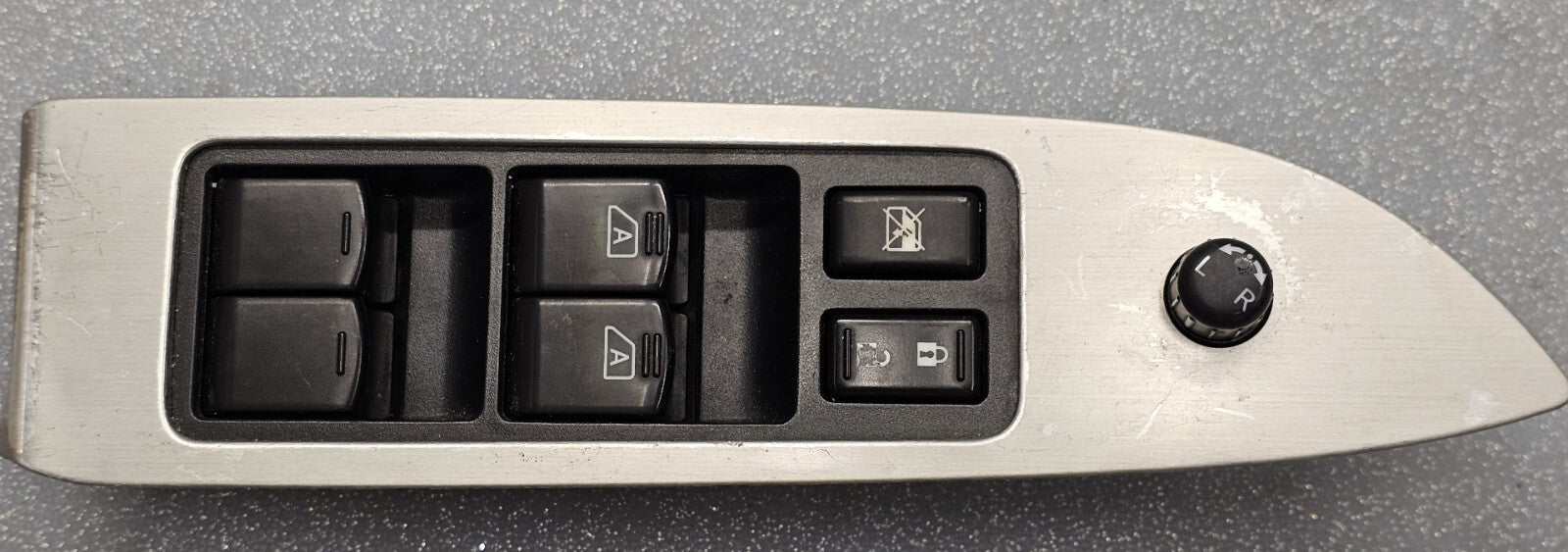 🔥09-14 MURANO LEFT DRIVER MASTER LOCK ELECTRIC WINDOW MIRROR SWITCH SILVER OEM