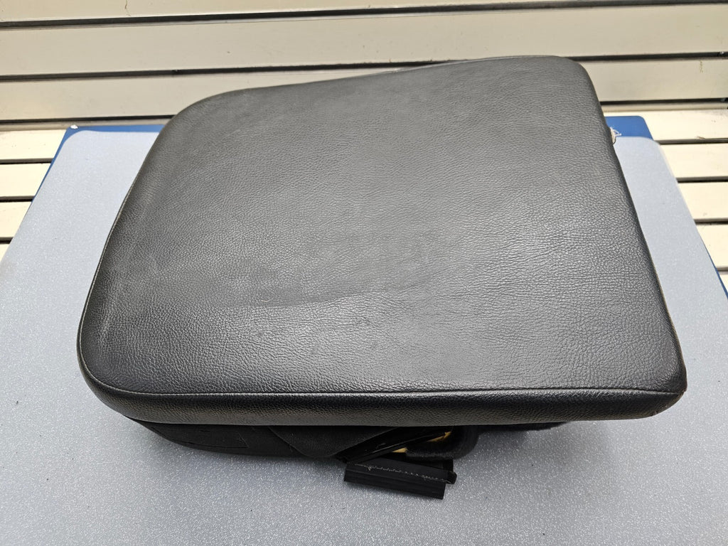 🔥02-08 Dodge RAM Center Console Jump Seat ARMREST Lid Leather/Cloth Black JS7