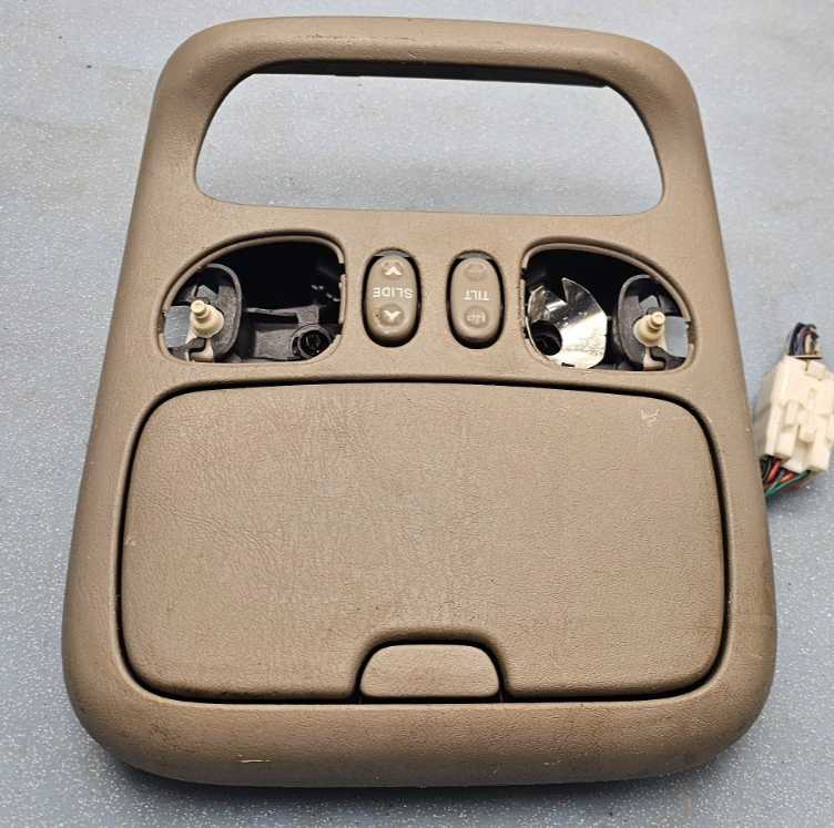 🔥01-07 Toyota Sequoia Overhead Console Dome Map Light Lamp Sunroof Assembly Tan