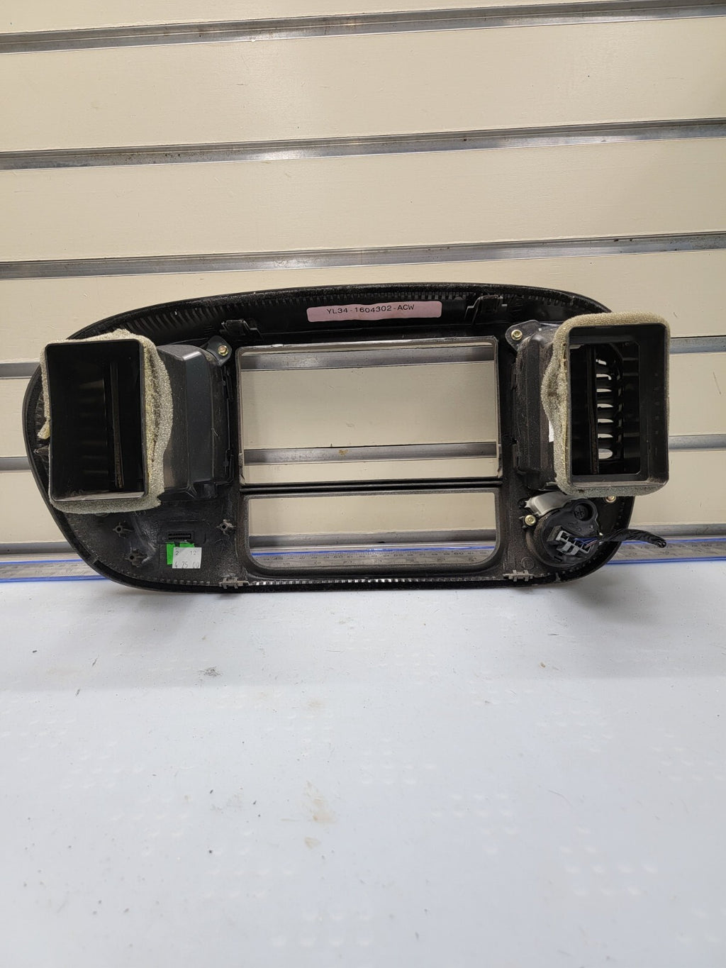🔥97-03 Ford F150 Center Dash Radio Climate Trim BEZEL Panel AIRBG Line TAN