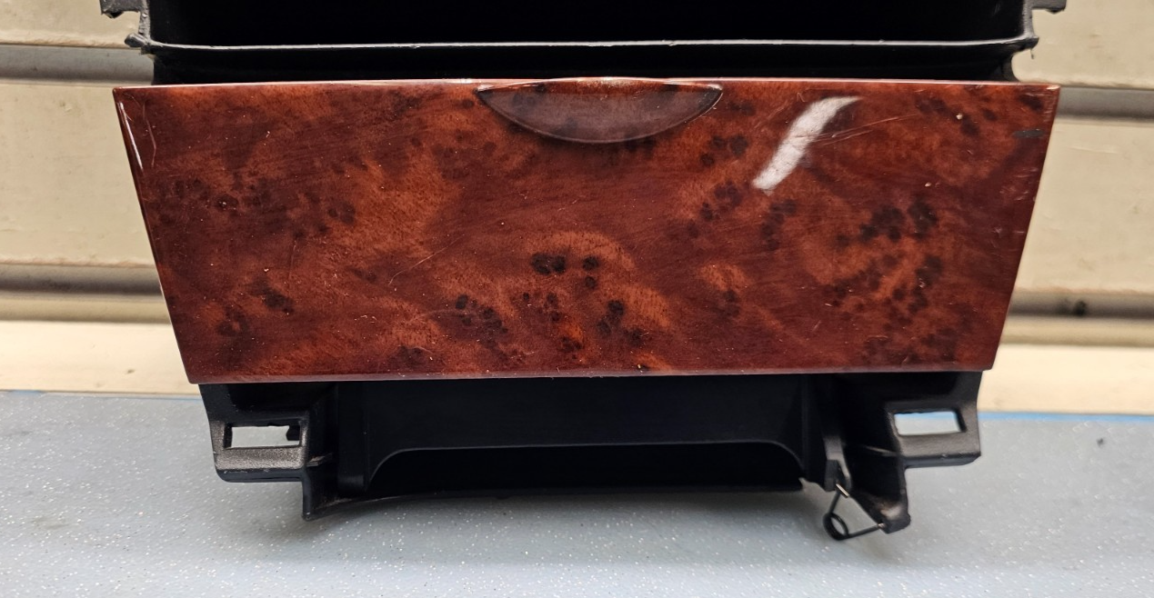 🔥03-08 TOYOTA COROLLA CENTER DASH CLIMATE TEMPERATURE CONTROL PANEL BLACK/WOOD