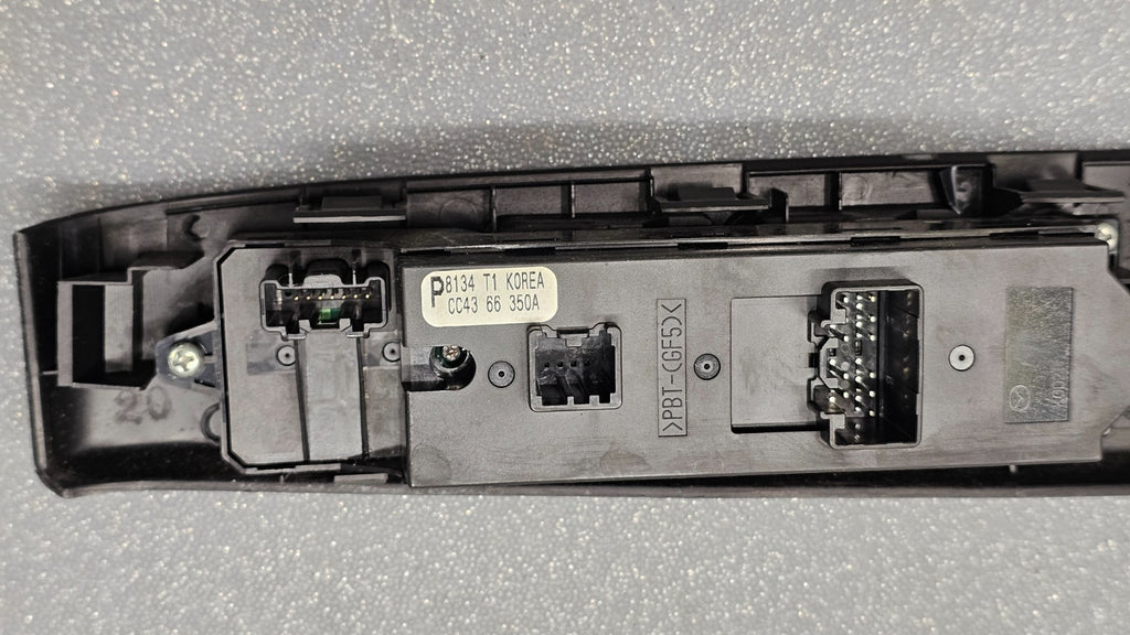 🔥06-10 Mazda 5 Left Driver Master Window Door Control Switch Mirror Lock Black