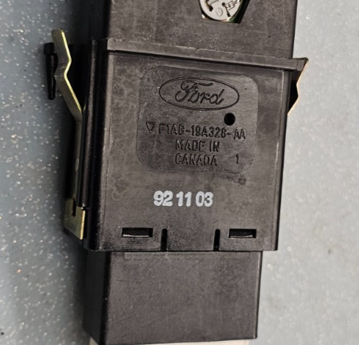🔥1989-1993 Mercury Grand Marquis Rear Defrost Switch Silver OEM