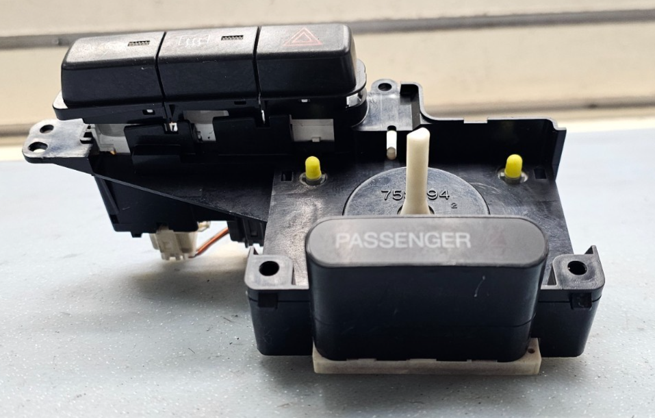 🔥1999-2005 Toyota Yaris Rear Window Heater Hazard Warning Switch OEM BLACK