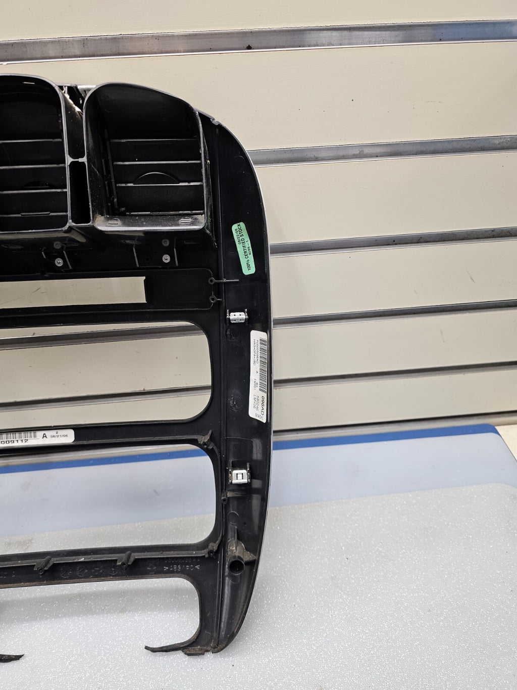 🔥01-07 Dodge Caravan Town & Country dash radio climate TRIM bezel BLACK/SILVER