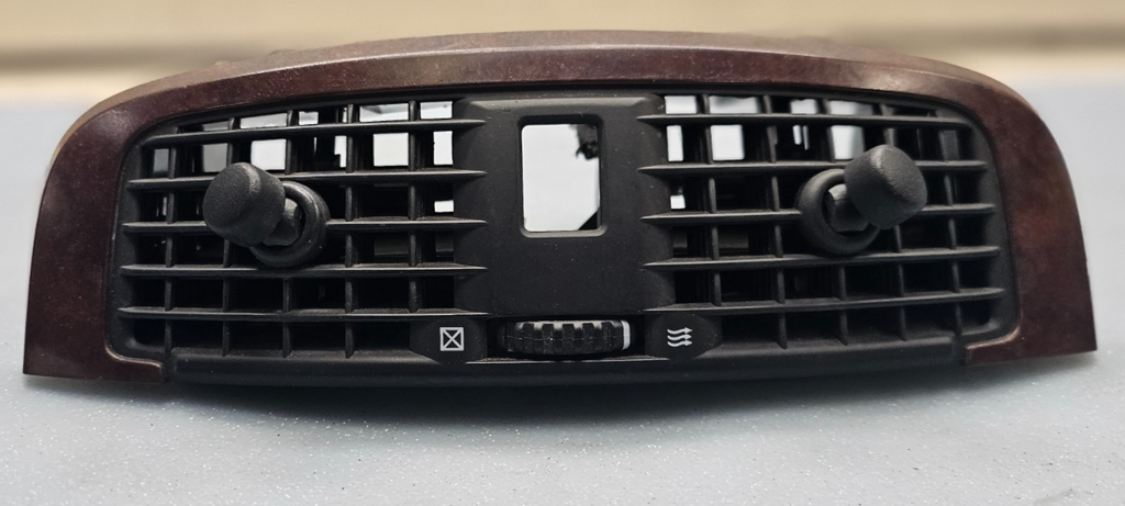 🔥03-07 CADILLAC CTS SRX CENTER DASH AIR VENT HEATER CONDITIONING BEZELTRIM WOOD
