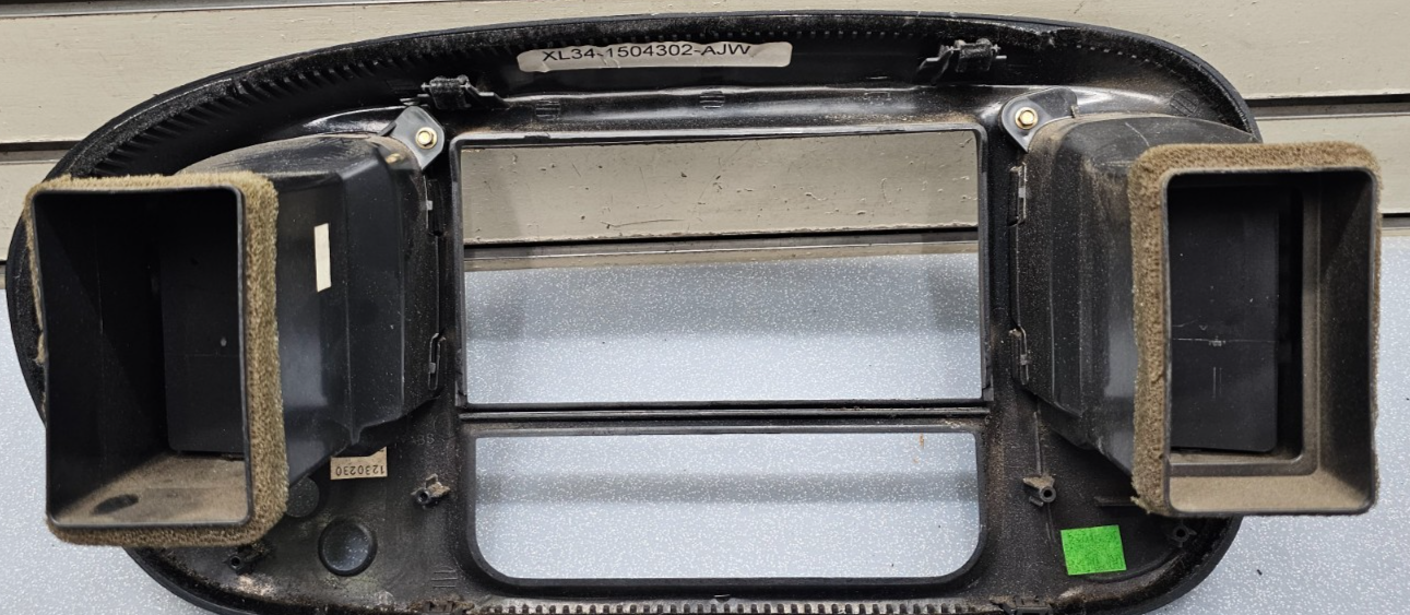 🔥97-03 Ford F150 Center Dash Radio Climate Trim Stereo BEZEL Panel  GRAY