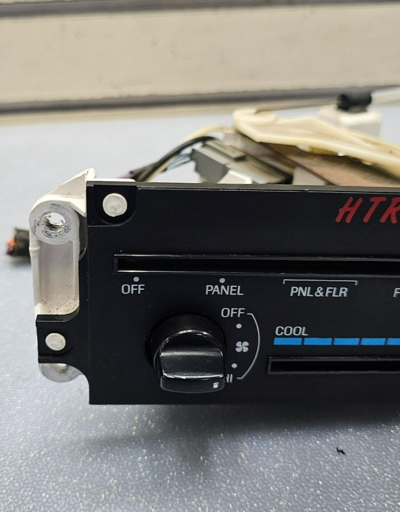 🔥93-94 Ford Ranger Dash AC A/C Heater Temperature Climate Control Black