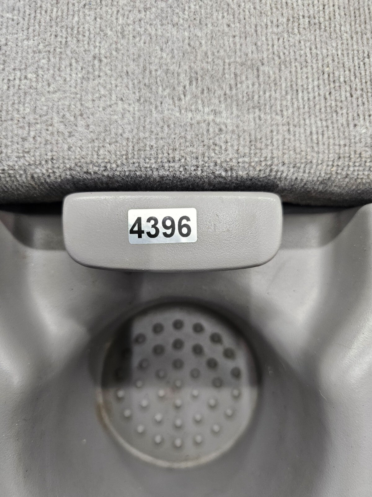 🔥97-03 Ford F150 Center Console JUMP SEAT Cloth/Leather Cup Holder LT GRAY JS6