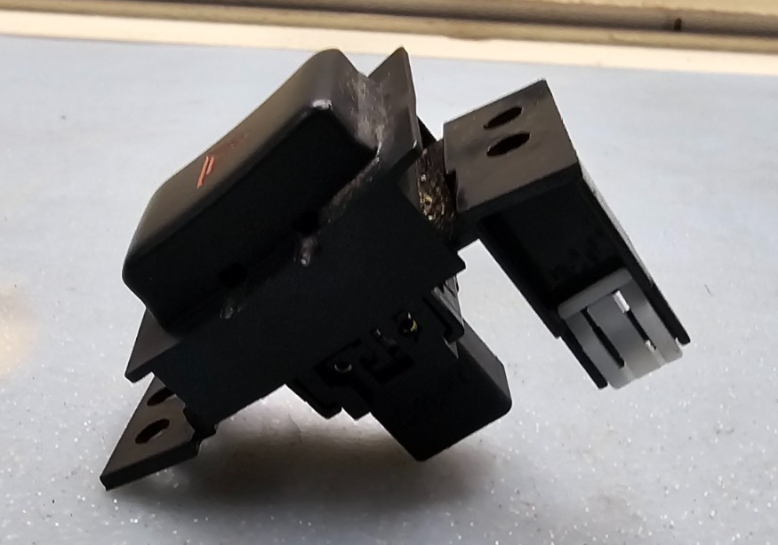 🔥05-07 Infiniti G35 Dash Hazard Warning Emergency Light Lamp Button Switch OEM