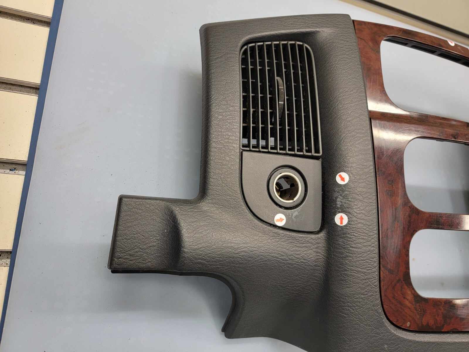 🔥2002-2005 Dodge Ram Climate Radio Control A/C Heat Dash Vents WOODGRAIN Bezel