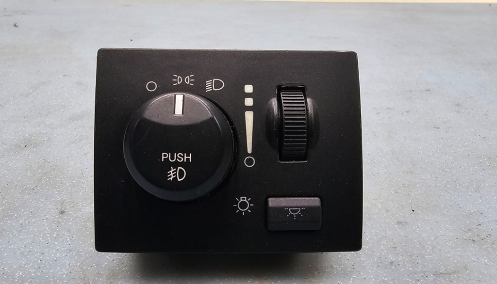 🔥08-10 Grand Caravan Town & Country Headlamp Headlight Head Dimmer Switch black
