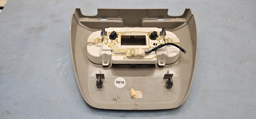 🔥04-08 Ford F-150 Overhead Console Front Center Dome Map Lights Roof Rail Gray