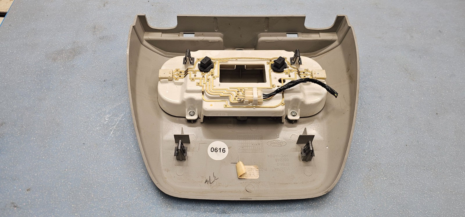 🔥04-08 Ford F-150 Overhead Console Front Center Dome Map Lights Roof Rail Gray