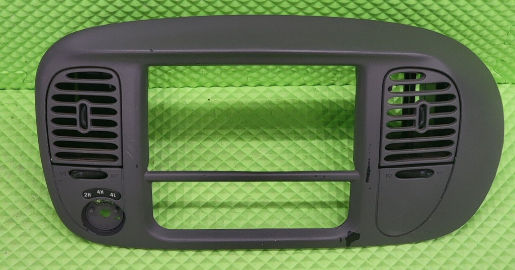 🔥1997-2003 Ford F150 Center Dash Radio Climate BEZEL TRIM Panel Line Gray B1
