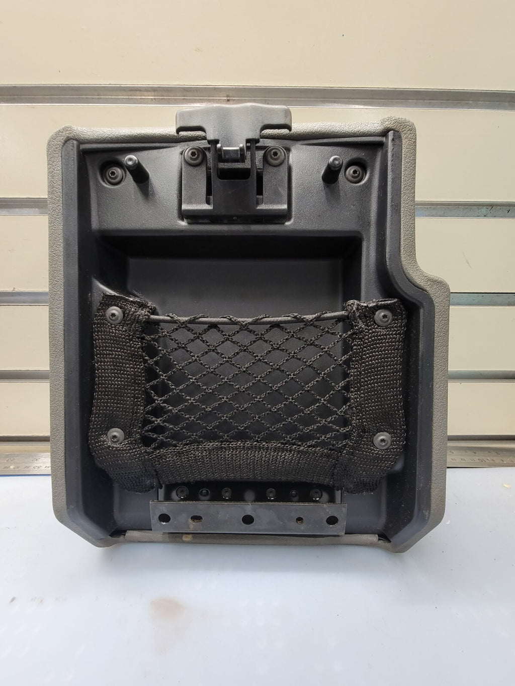 🔥05-10 COMMANDER GRAND CHEROKEE CENTER CONSOLE ARMREST LID TOP PAD DARK GRAY/JC