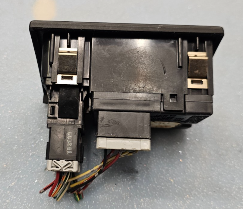 🔥98-02 Honda Accord Center Dash Clock Hazard Switch Board Digital Button Black