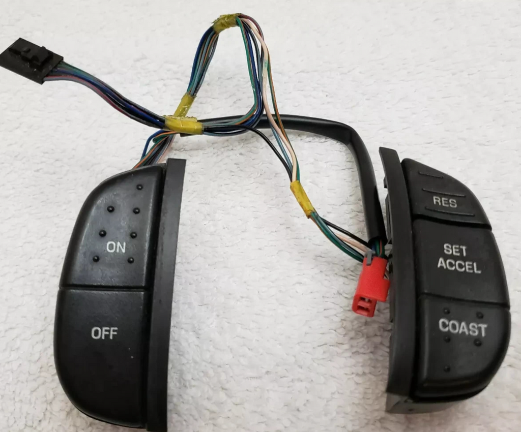 🔥99-07 FORD F250 F350 SUPERDUTY STEERING WHEEL CRUISE CONTROL BUTTONS SWITCH
