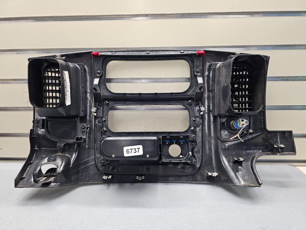 🔥02-05 Dodge RAM Dash RADIO SUUROUND Bezel Climate Trim Panel Storage Black B10