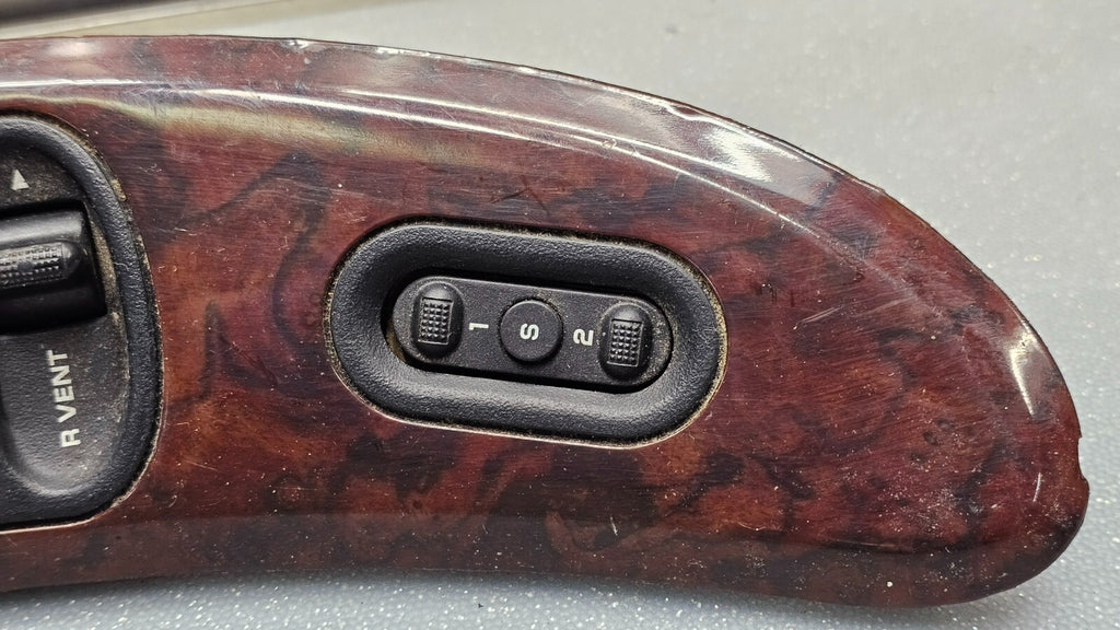 🔥01-03 TOWN COUNTRY CARAVAN VOYAGER LEFT DRIVER MASTER WINDOW DOOR SWITCH WOOD