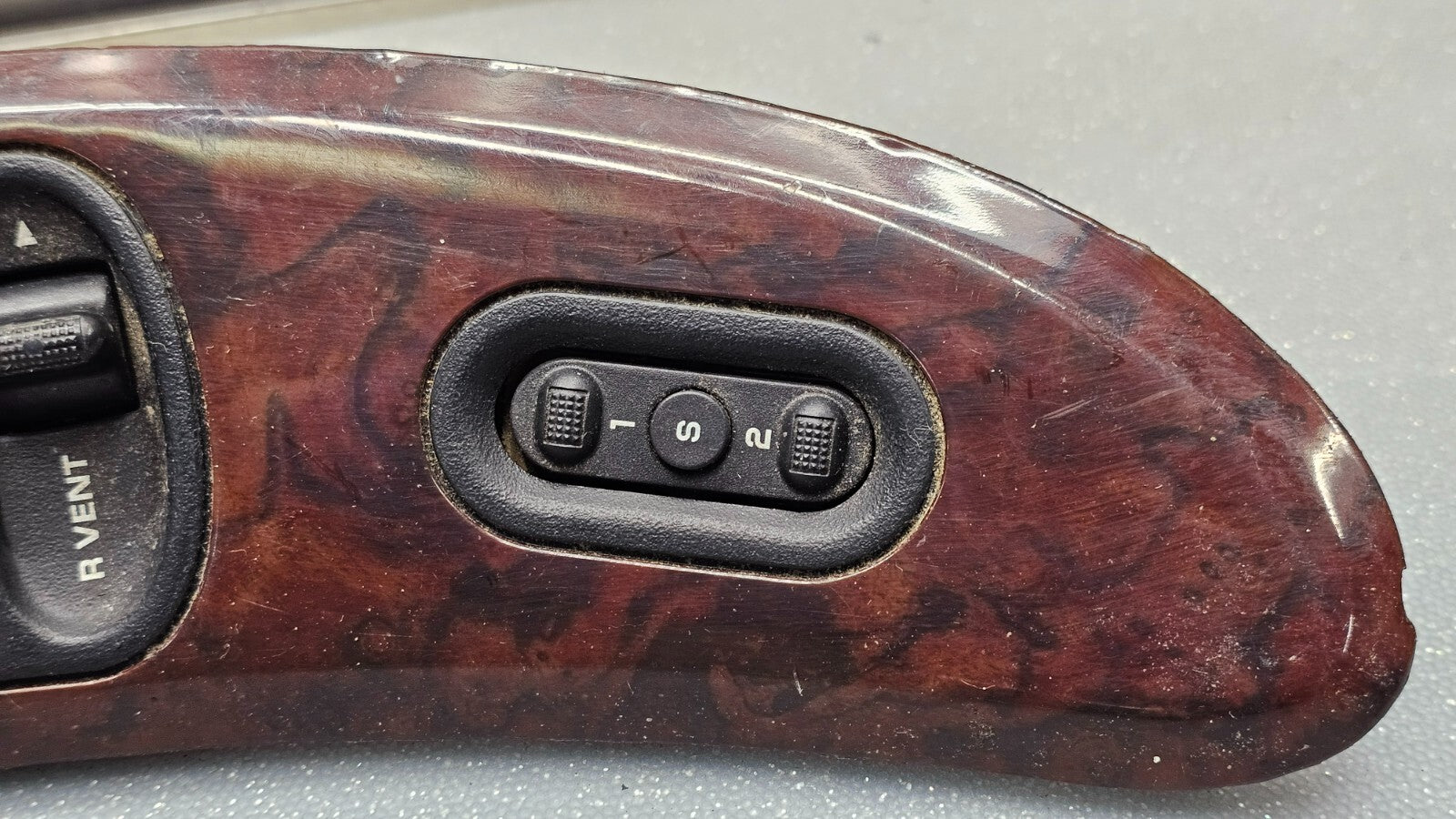 🔥01-03 TOWN COUNTRY CARAVAN VOYAGER LEFT DRIVER MASTER WINDOW DOOR SWITCH WOOD
