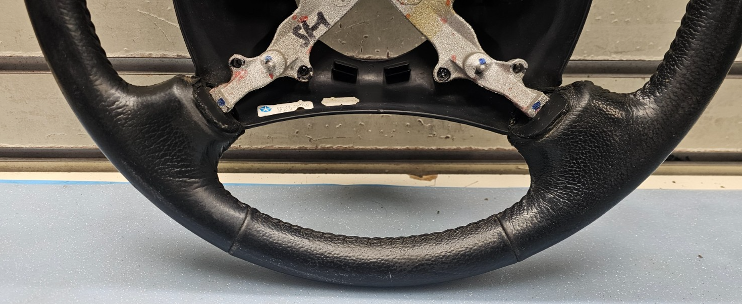 🔥98-01 Dodge Ram 1500 2500 3500 DAKOTA DURANGO Steering Wheel Leaher Black OEM