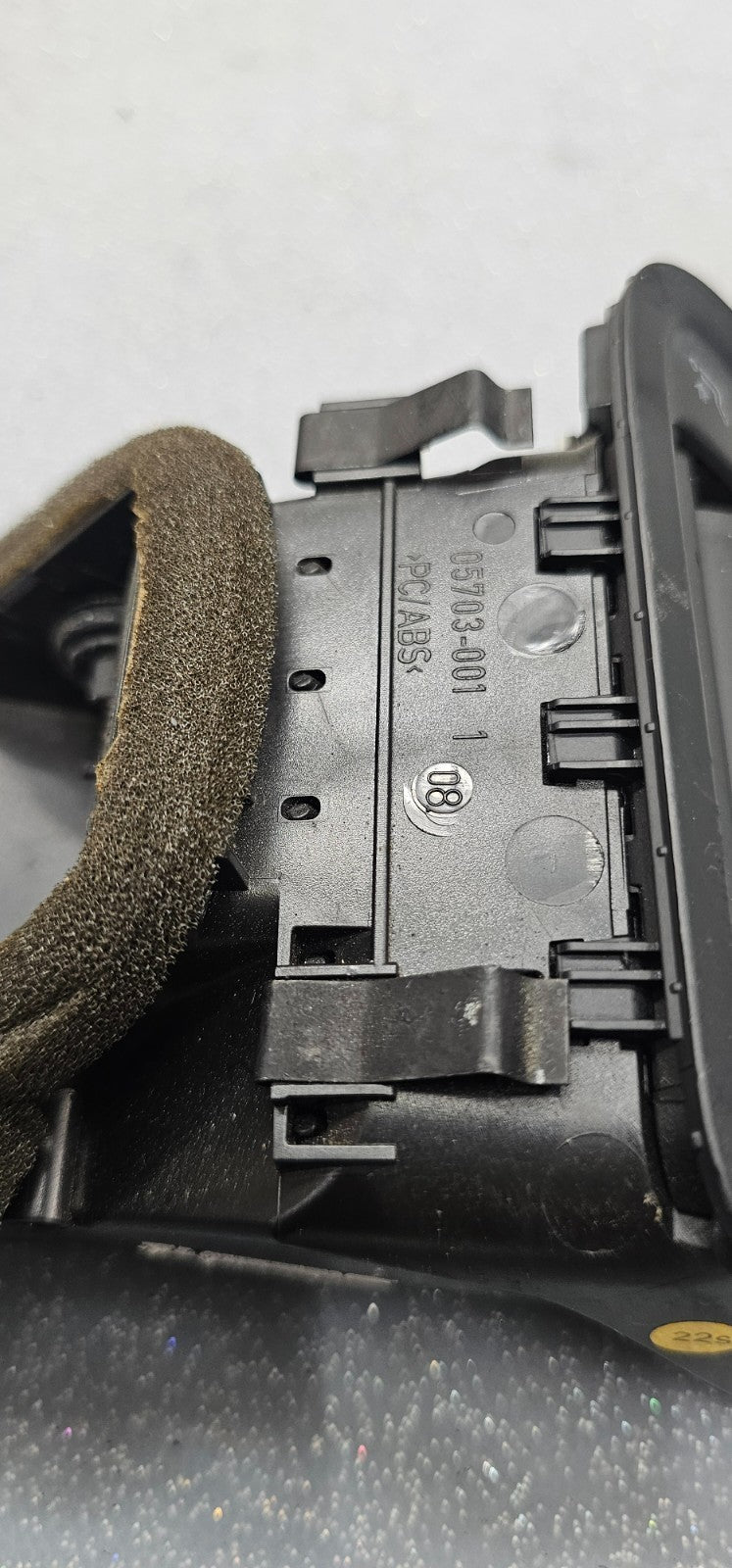 🔥06-10 VW Passat Dash Left Driver Master AC A/C Air Vent Heater Panel Black