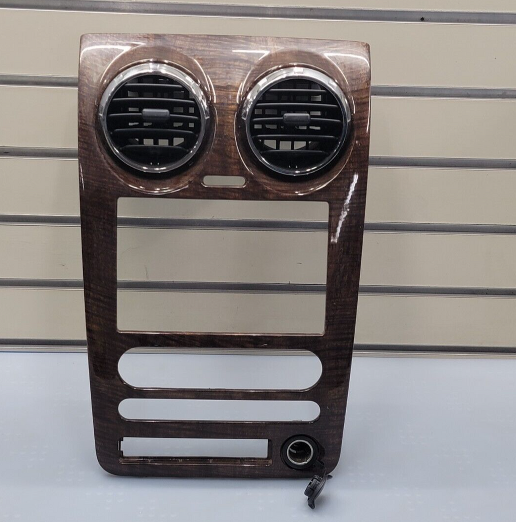 08-09 FORD Taurus X Ford freestyle Center Dash Radio Climate Beze Trim woodgrain