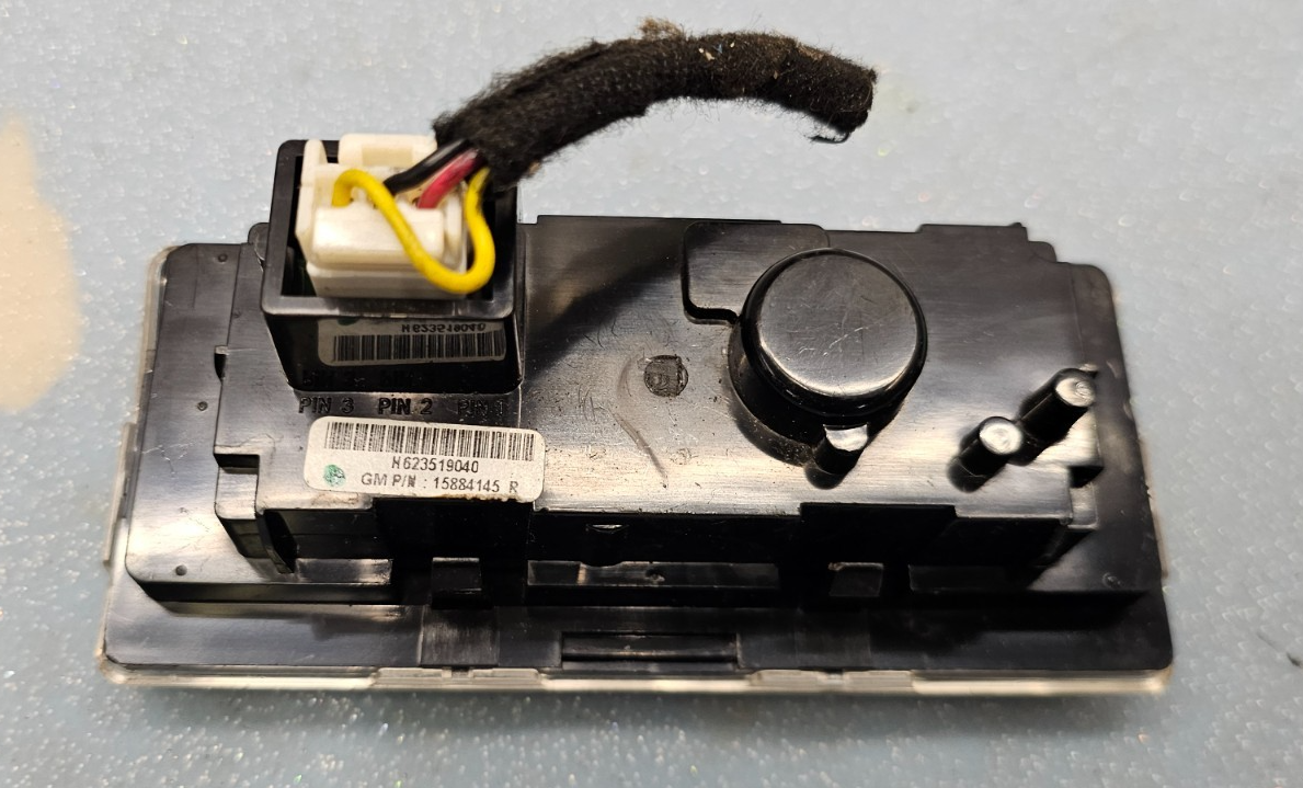 🔥2007-2014 Cadillac Escalade ESV EXT Front Center Dash Mounted Clock Black OEM
