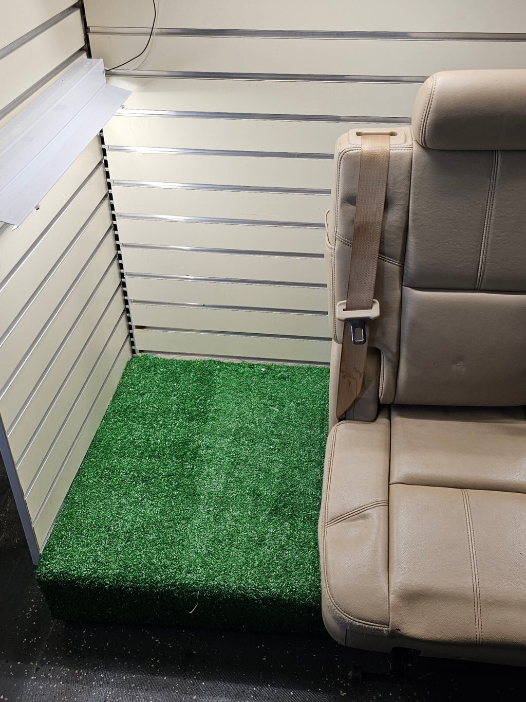 🔥07-14 chevy Suburban Tahoe Yukon Leather Rear Removable Third Row Seat TAN