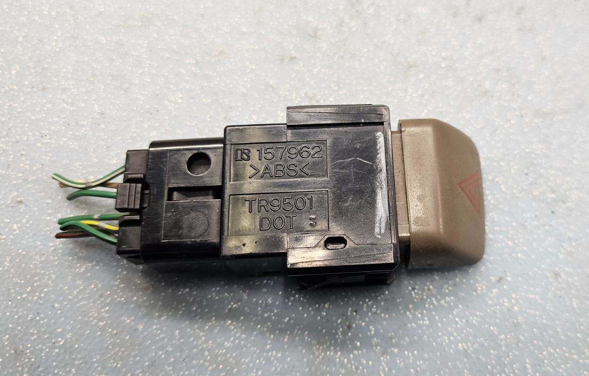 98-02 COROLLA 05-10 AVALON HAZARD EMERGENCY LIGHT SWITCH DRIVER ASSEMBLY DK TAN
