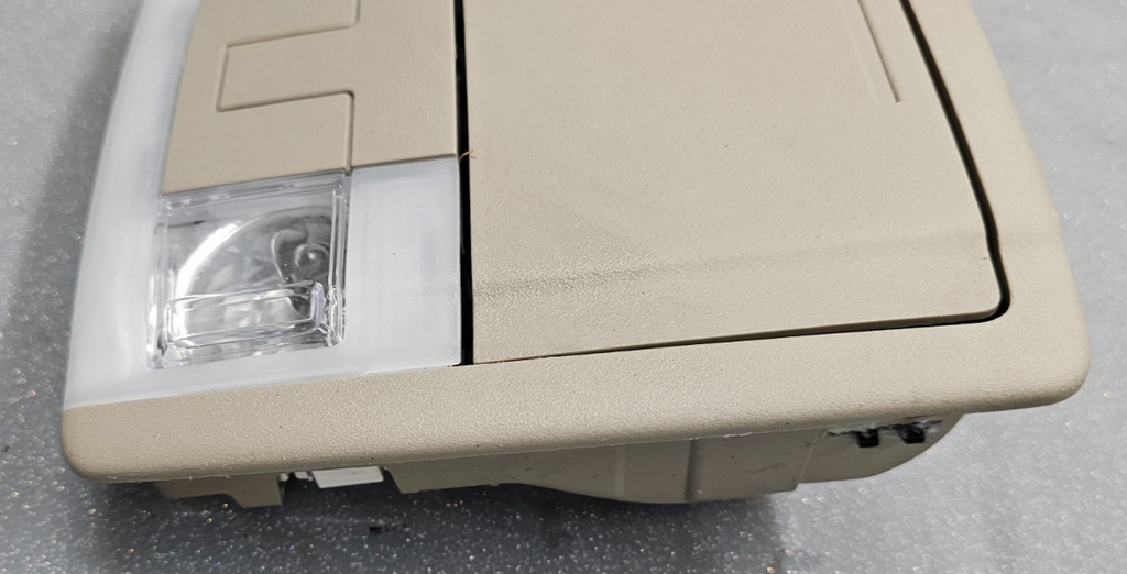 🔥07-19 EDGE TAURUS F150 FRONT OVERHEAD CONSOLE DOME LIGHT STORAGE ASSEMBLY TAN